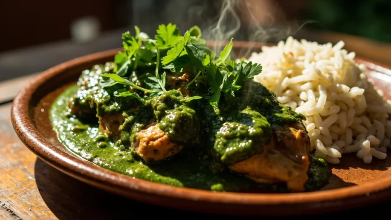 Oaxacan Green Herb Mole with Chicken