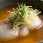 Japanese Simmered White Fish in Soy-Dashi Broth