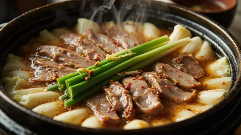Hakata-Style Beef Offal Hot Pot