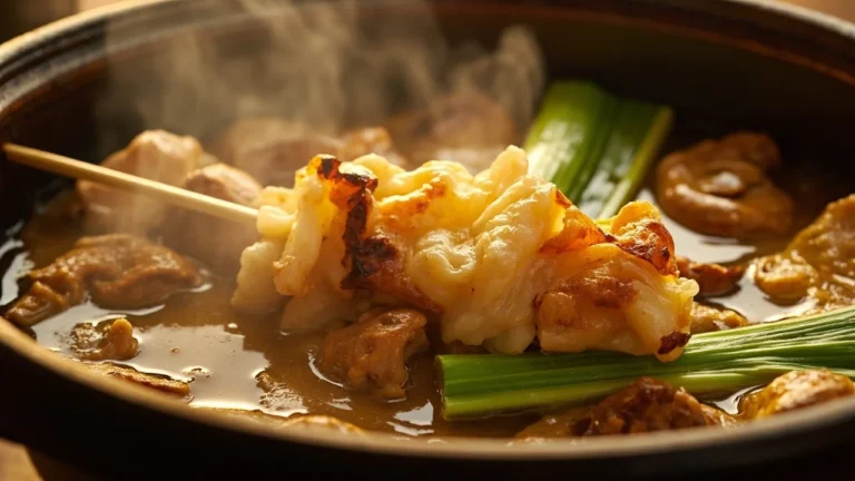 Akita-Style Chicken and Grilled Rice Hot Pot