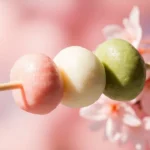 Tri-Color Cherry Blossom Rice Dumplings