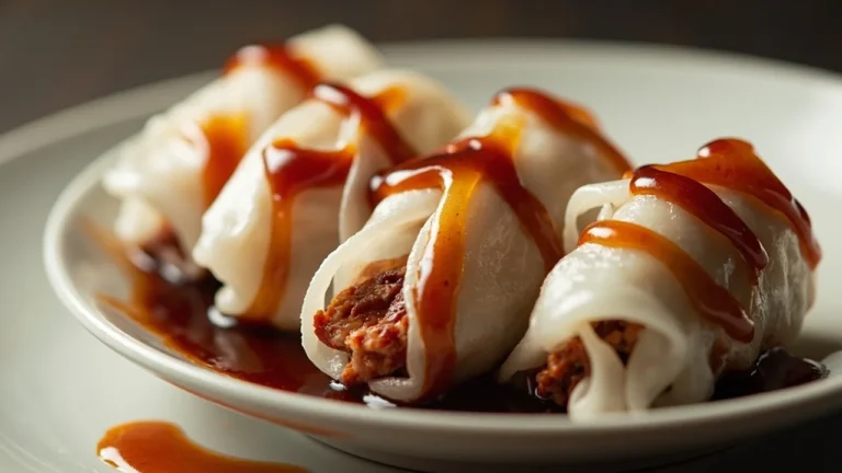 Char Siu Pork Rice Noodle Roll