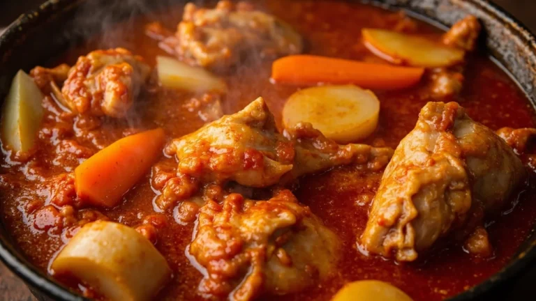 Korean Braised Spicy Chicken