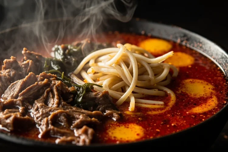 Korean Spicy Beef and Vegetable Stew