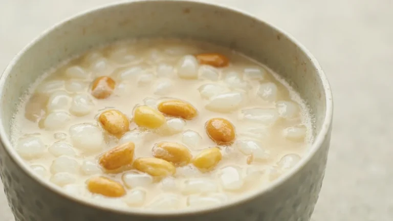 Korean Sweet Rice Drink with Pine Nuts