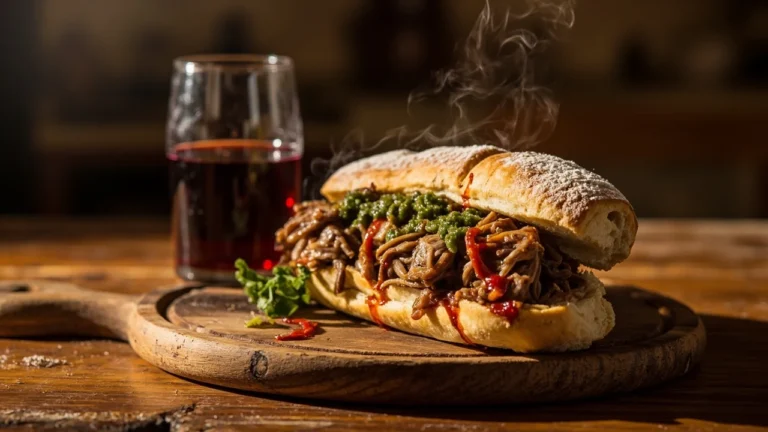 Florentine Street Cart Lampredotto Sandwich