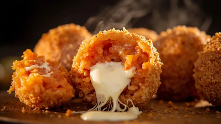 Roman Fried Rice Balls with Mozzarella