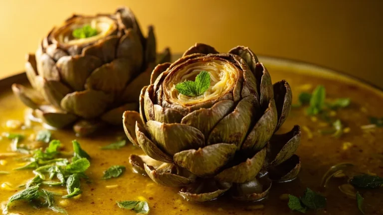 Classic Roman Braised Artichokes