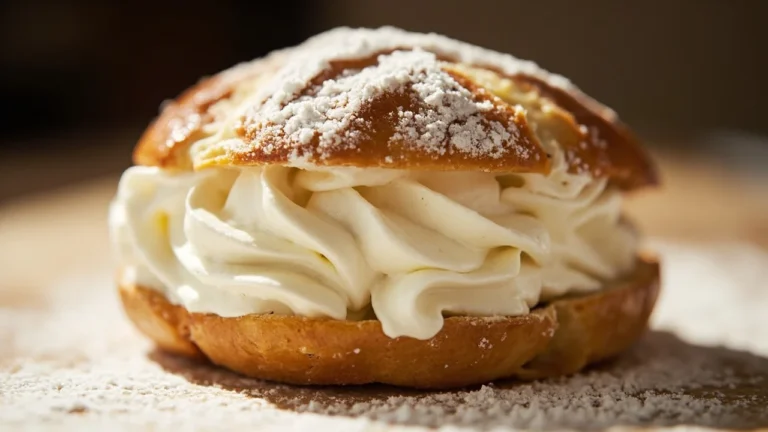 Roman Whipped Cream Brioche Bun