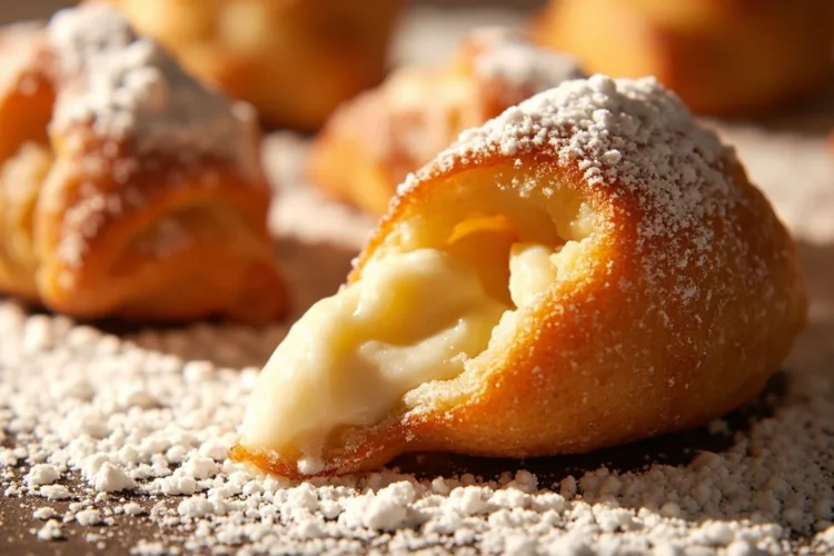 Sicilian Fried Sweet Ricotta Half-Moon Pastries