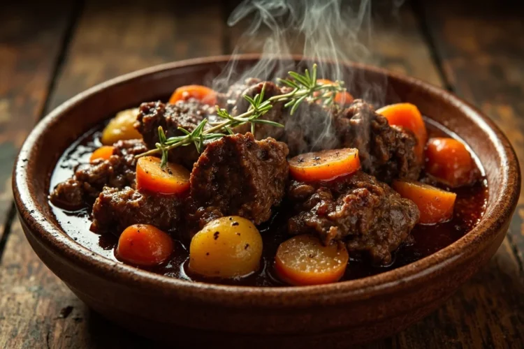 Classic Provençal Red Wine Beef Stew