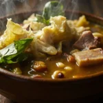 Hearty Gascon Cabbage and White Bean Stew