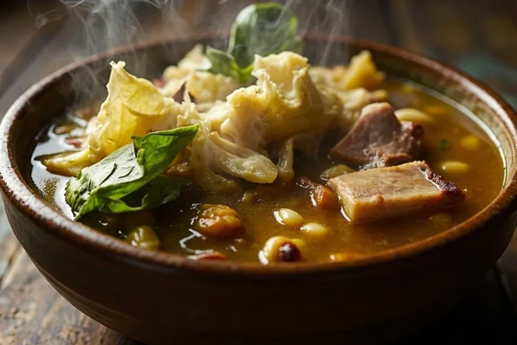 Hearty Gascon Cabbage and White Bean Stew