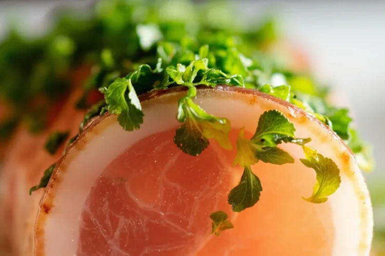 Burgundy Parsley Ham Aspic