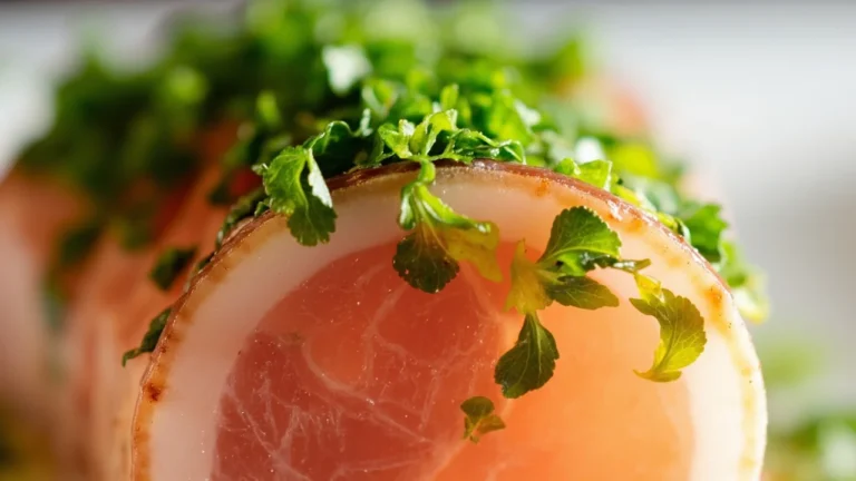 Burgundy Parsley Ham Aspic