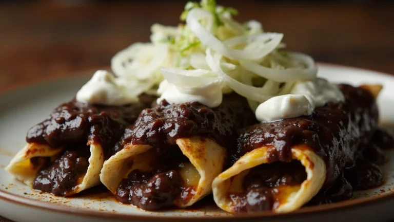 Enfrijoladas Bean Enchiladas