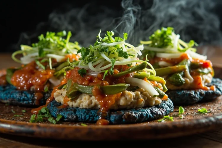 Oval Masa Cakes Stuffed with Fava Beans