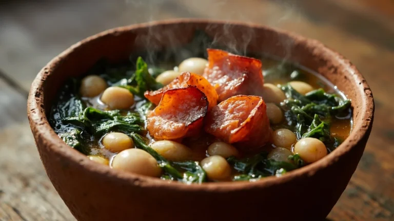 Classic Galician White Bean and Greens Stew