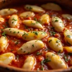 Classic Greek Baked Giant Beans in Tomato Sauce