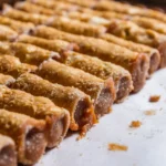 Cretan Twisted Fried Dough with Honey and Sesame