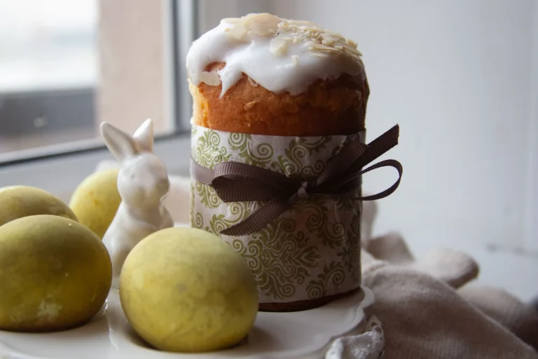 Classic Kulich Easter Bread