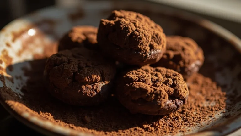 Russian Chocolate Rum Potato Cake