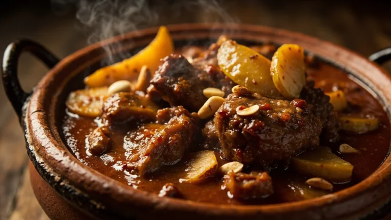 Classic Moroccan Lamb and Quince Tagine
