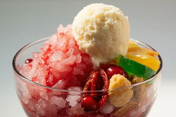 Classic Malaysian ABC Shaved Ice Bowl