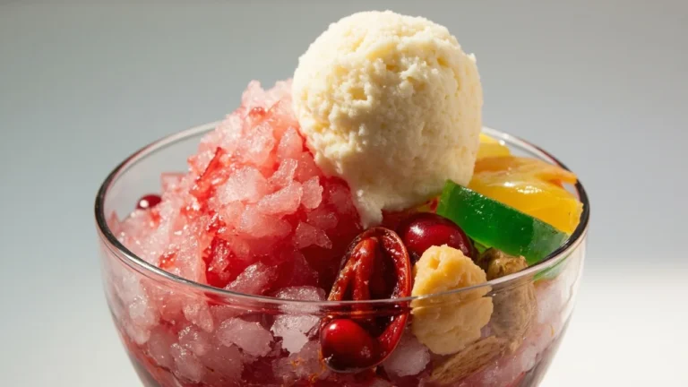 Classic Malaysian ABC Shaved Ice Bowl