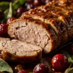 Sheet-Pan Maple-Mustard Pork Tenderloin with Roasted Grapes and Crispy Sage