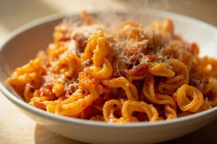 Trofie Pasta with Trapanese Almond-Tomato Pesto