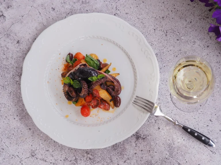 Neapolitan Braised Octopus with Tomatoes and Olives