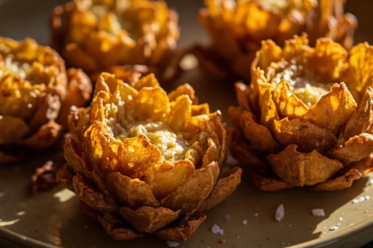 Crispy Roman-Jewish fried artichokes (carciofi alla giudia)