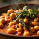 Tuscan-Style Braised Beans with Tomato and Sage
