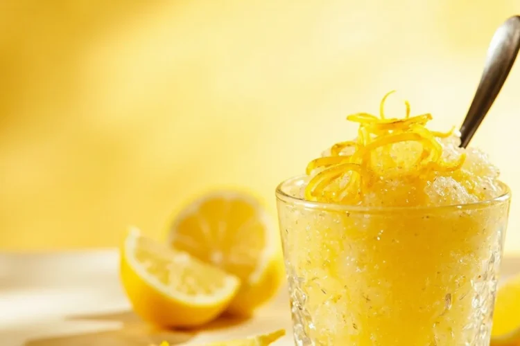 Sicilian lemon granita