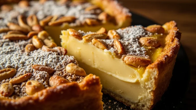 Italian Grandmother’s Pine Nut Custard Tart