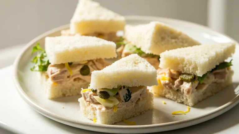 Classic Italian Tuna Tea Sandwich