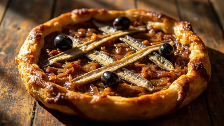 Provençal Caramelized Onion and Anchovy Flatbread