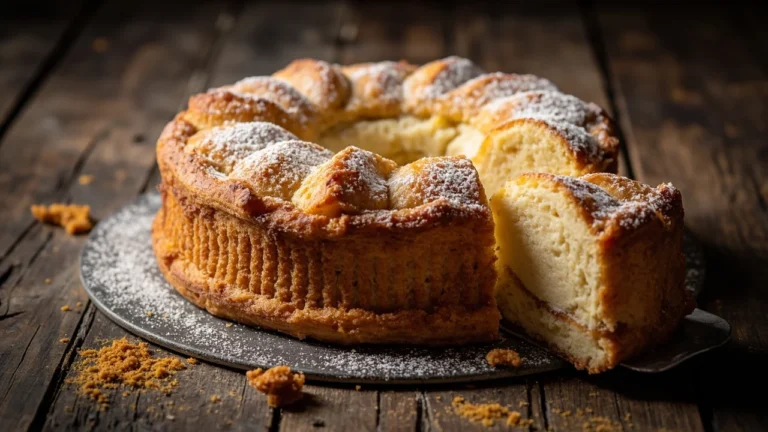 Classic French Basque Cream Cake