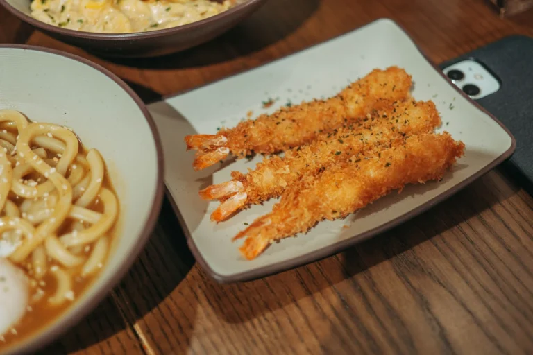 Hot Pot Udon Noodles with Tempura and Egg