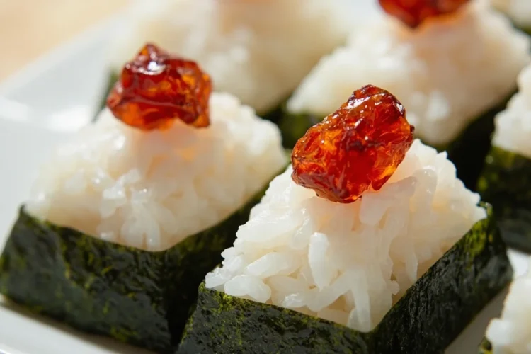 Japanese Umeboshi Rice Balls