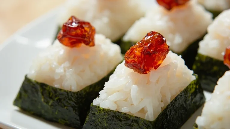 Japanese Umeboshi Rice Balls