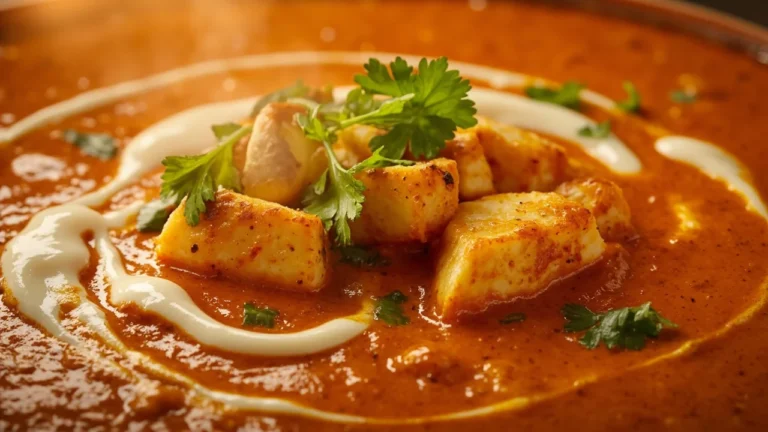 Royal Indian Paneer in Creamy Cashew-Tomato Sauce