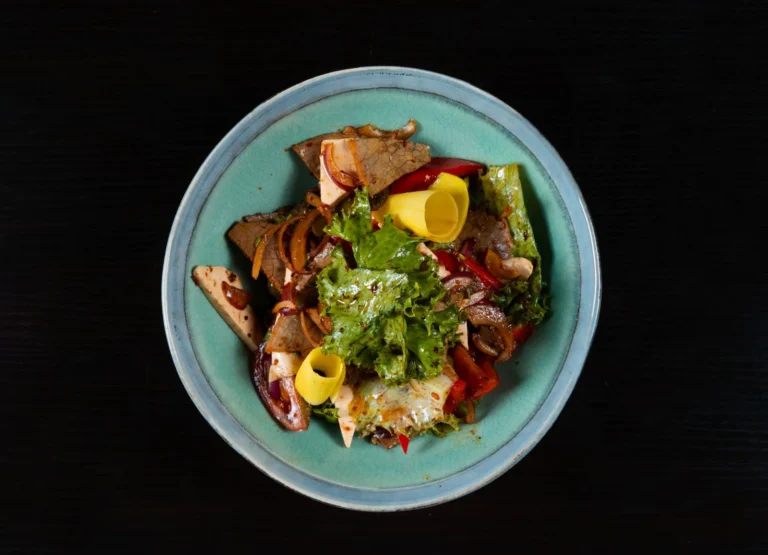Thai Grilled Beef Salad with Toasted Rice and Fresh Herbs