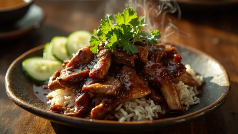Thai Braised Duck over Jasmine Rice