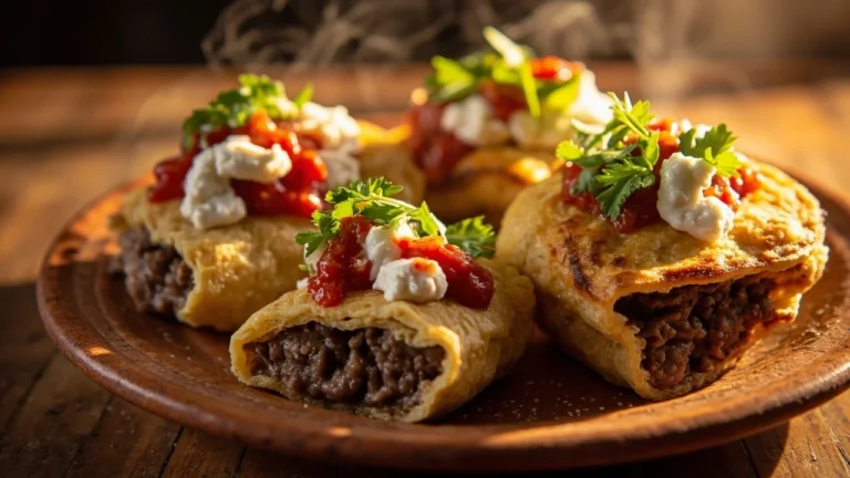 Mexican Bean-Stuffed Masa Cakes
