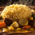 Moroccan Couscous with Caramelized Onions and Raisins