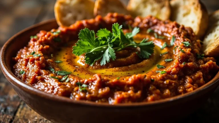 Moroccan Roasted Pepper and Tomato Salad