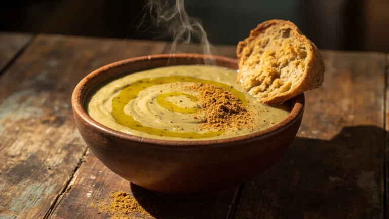 Moroccan Fava Bean Puree Soup