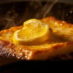 Crispy Greek Fried Cheese Saganaki with Lemon